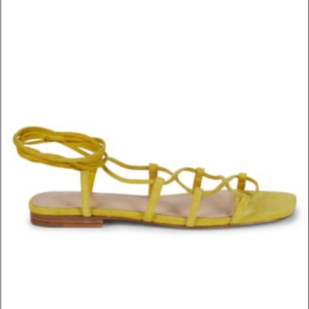 Striking Strappy Sandals in Suede